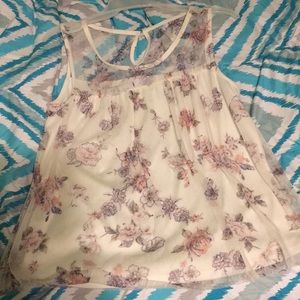 Floral tank top